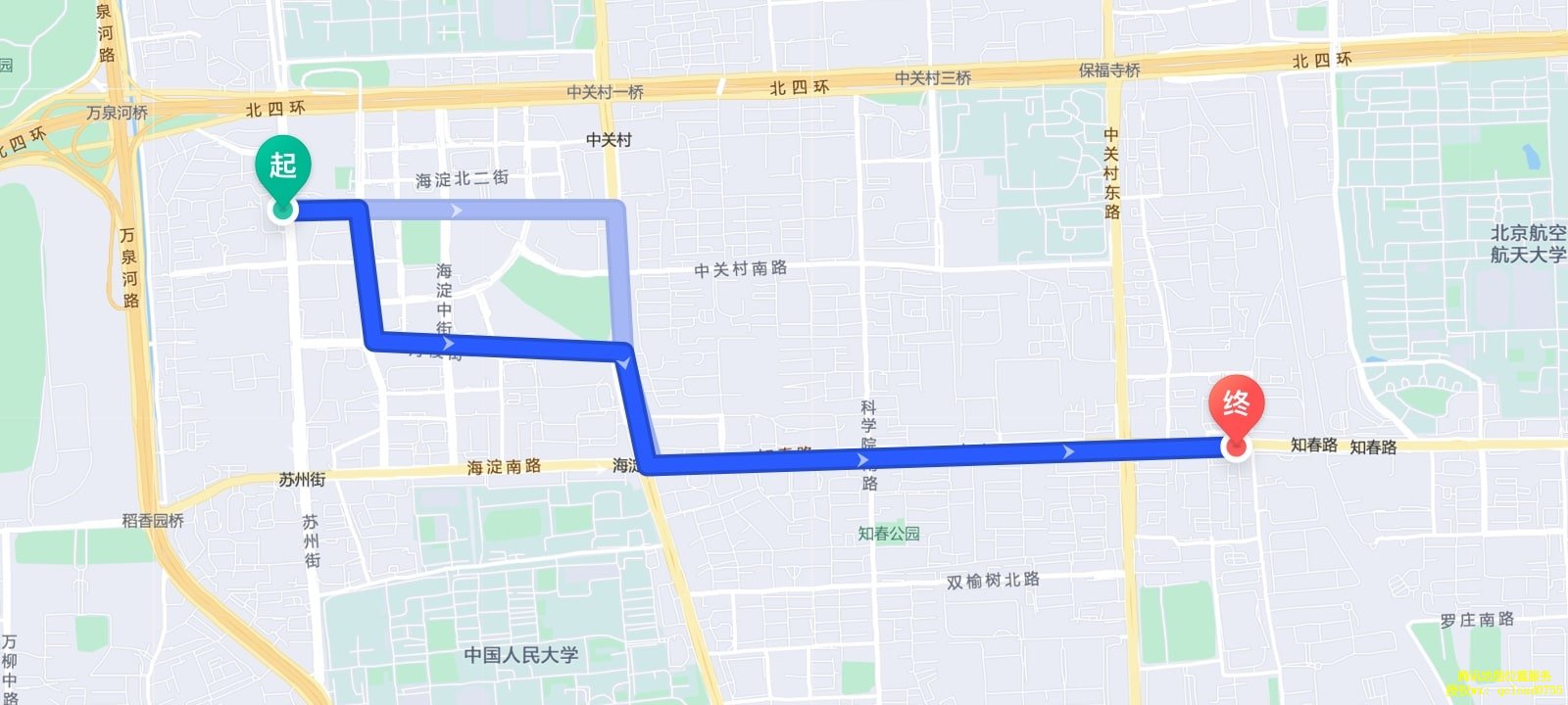 腾讯位置商业授权路线规划（驾车/公交/步骑）