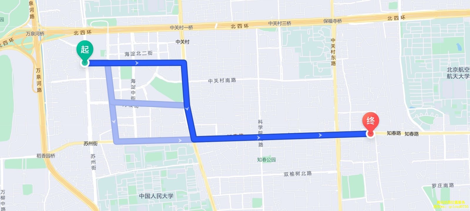 腾讯位置商业授权路线规划（驾车/公交/步骑）