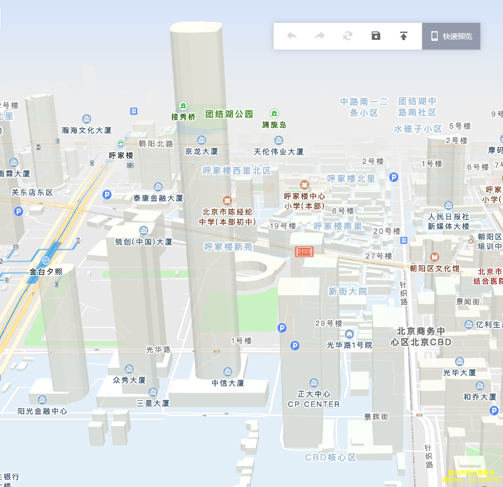 腾讯位置服务小程序3D模型：重构数字地图的沉浸式体验